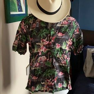 Flamingo Button Down Shirt